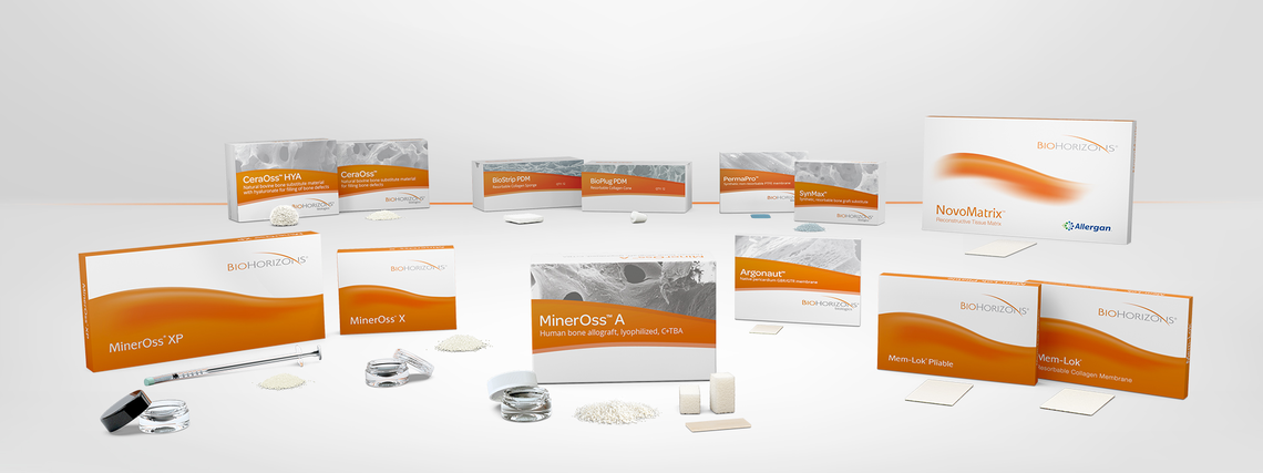 Biomaterials BioHorizons product portfolio