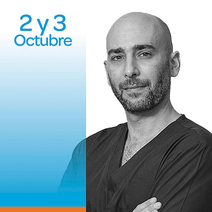 Portrait image of Dr. Escobar in black and white