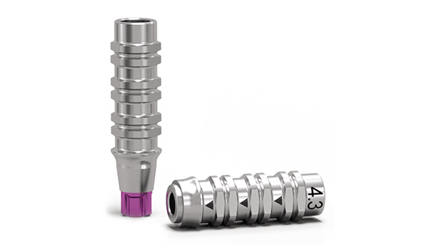 CONELOG Prosthetics Temporary abutments detail